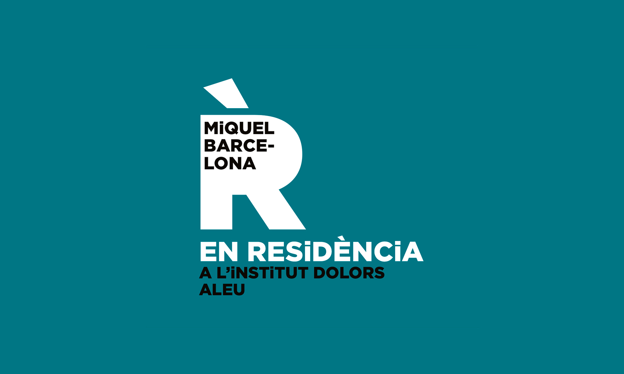 Miquel Barcelona EN RESiDÈNCiA a l'Institut Dolors Aleu
