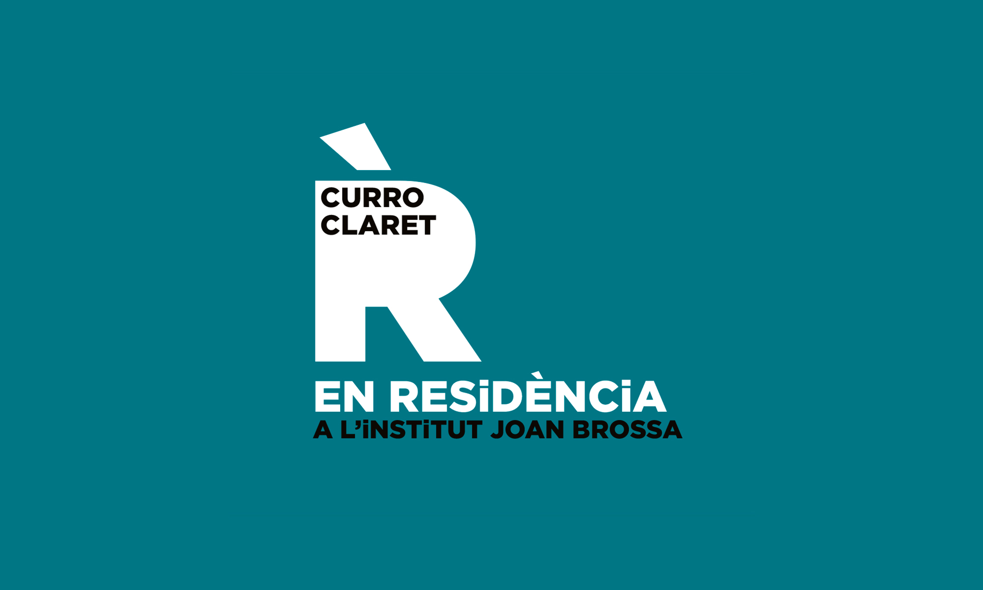 Curro Claret EN RESiDÈNCiA a l'Institut Joan Brossa