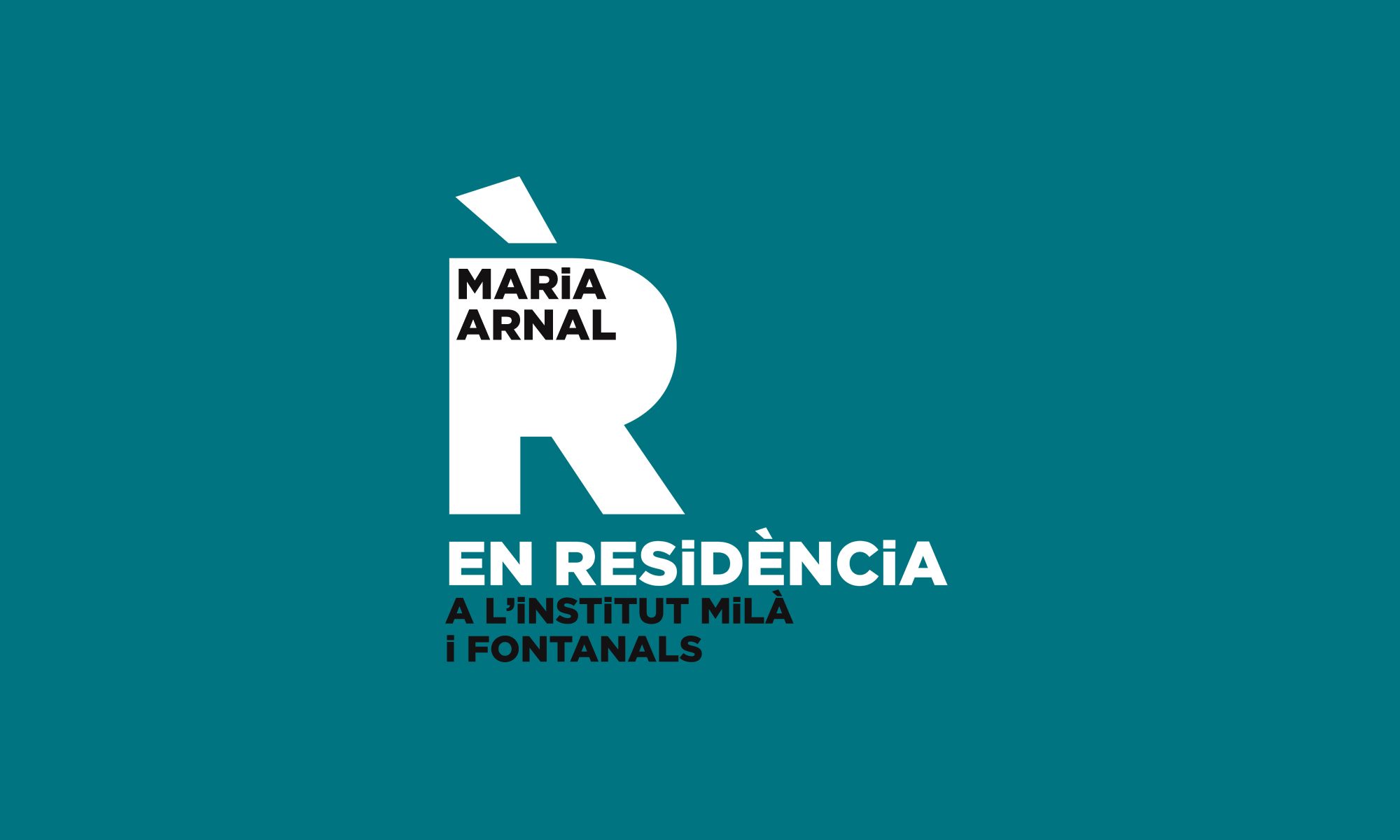 Maria Arnal EN RESiDÈNCiA al Milà i Fontanals