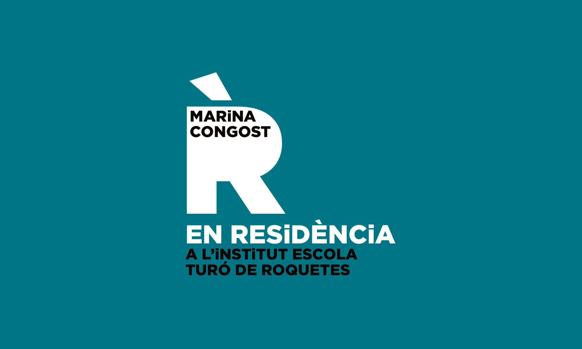 Marina Congost EN RESiDÈNCiA a l'Institut Escola Turó de Roquetes