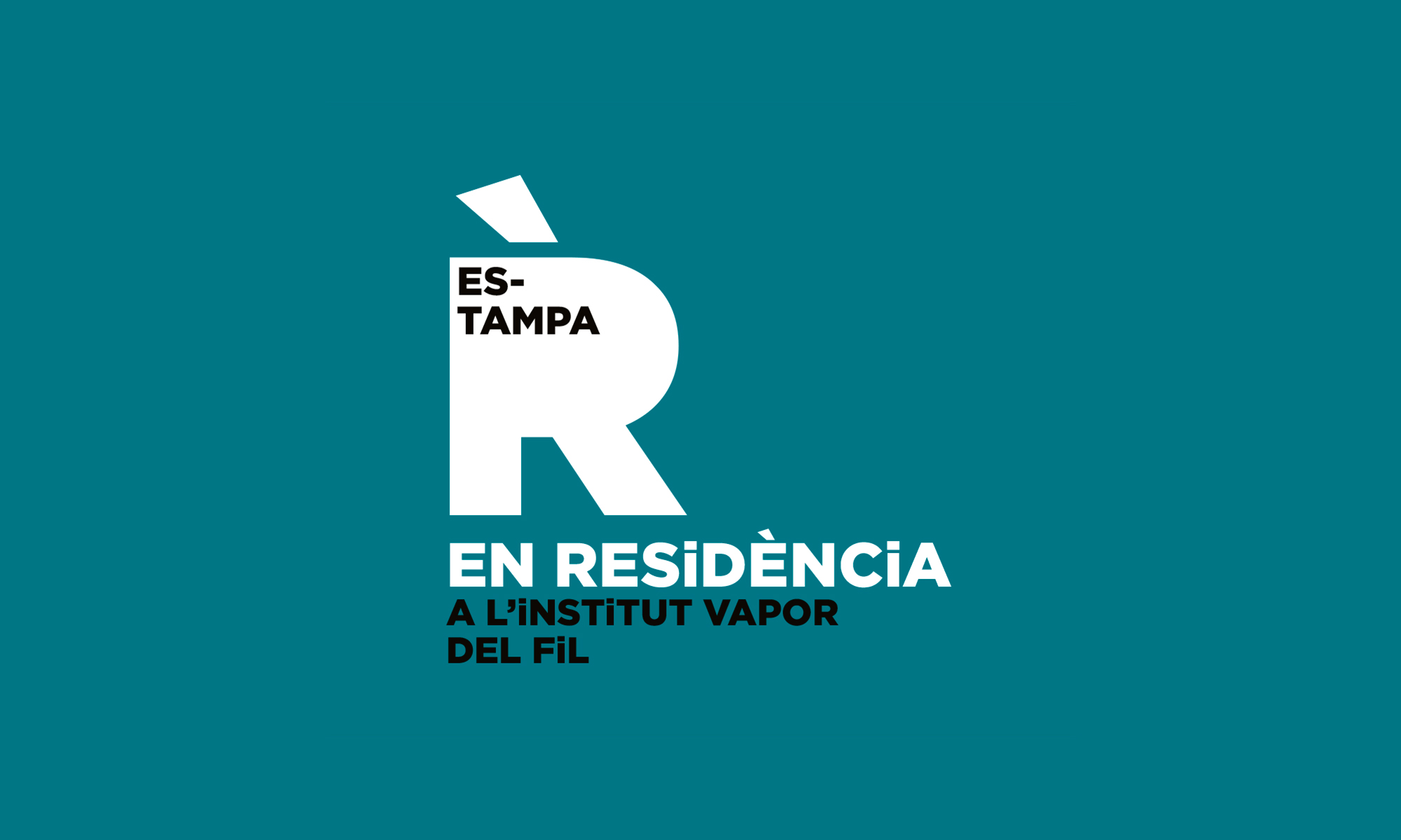 Estampa EN RESiDÈNCiA a l'Institut Vapor del Fil