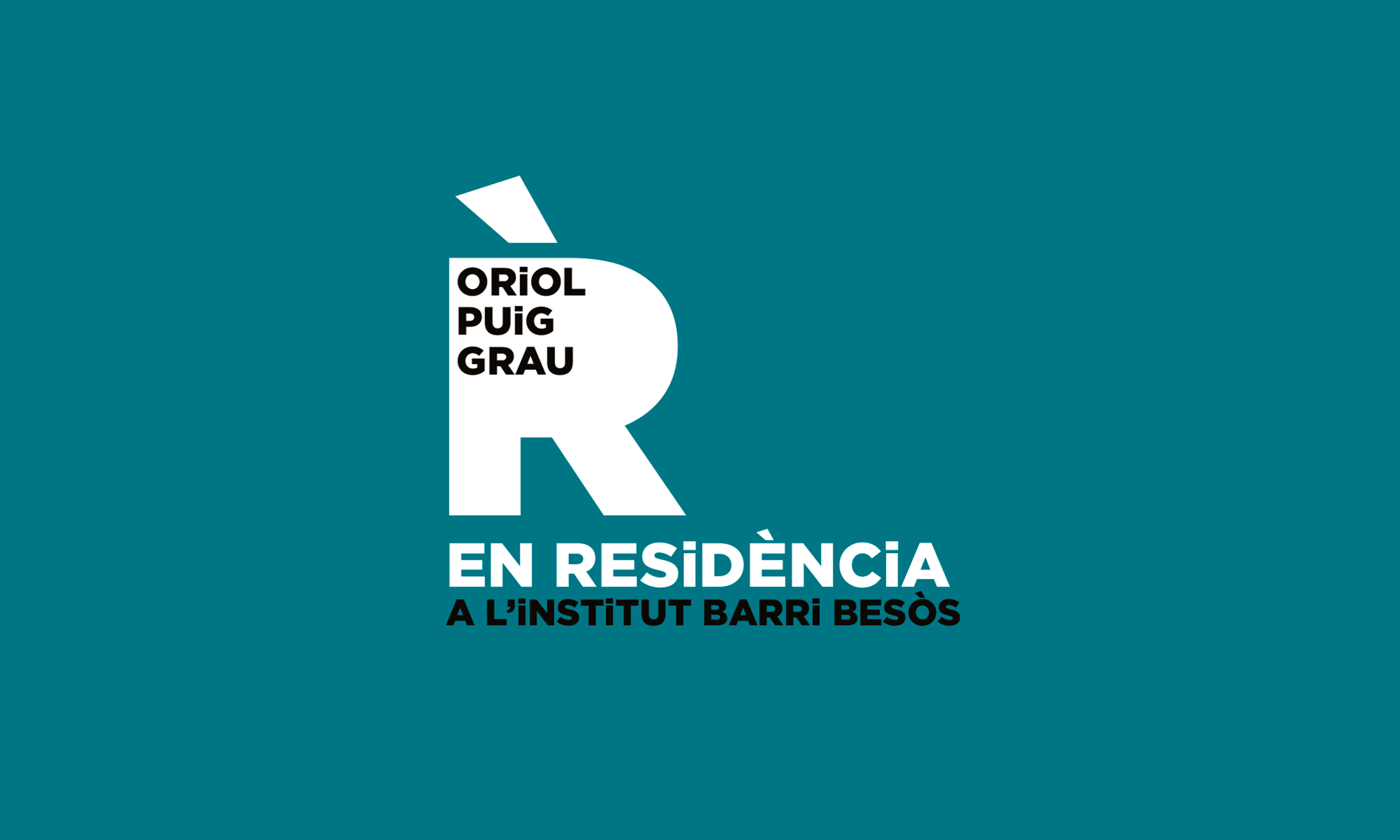 Oriol Puig Grau EN RESiDÈNCiA a l'Institut Barri Besòs