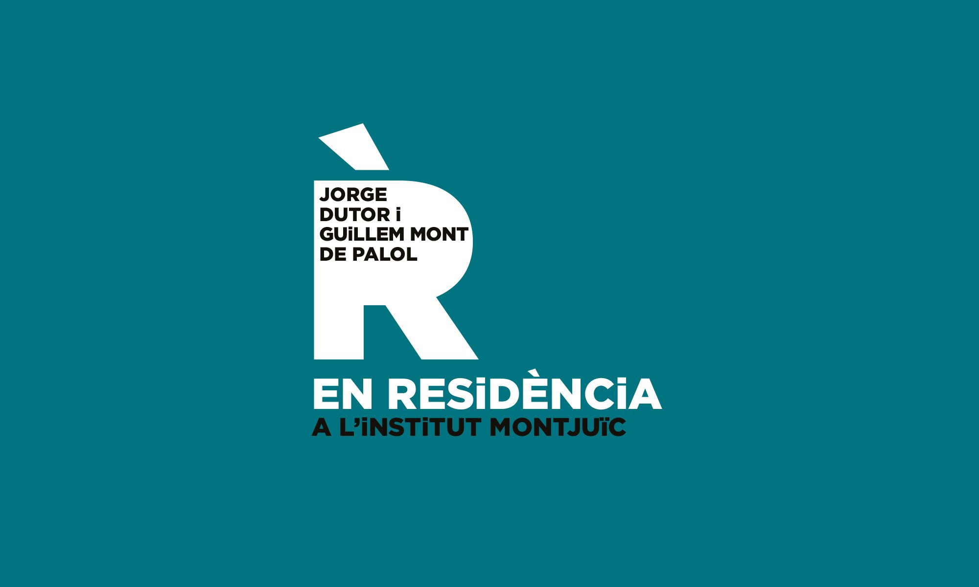 Jorge Dutor i Guillem Mont de Palol EN RESiDÈNCiA al Montjuïc